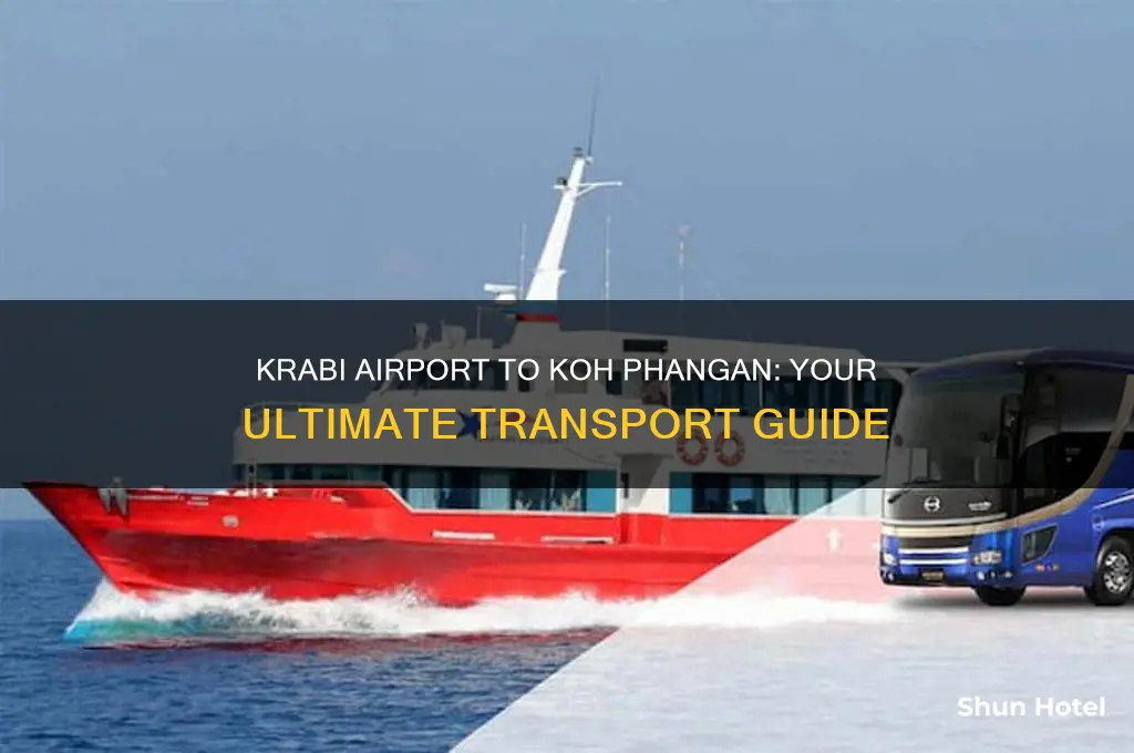 how to get from krabi airport to koh phangan