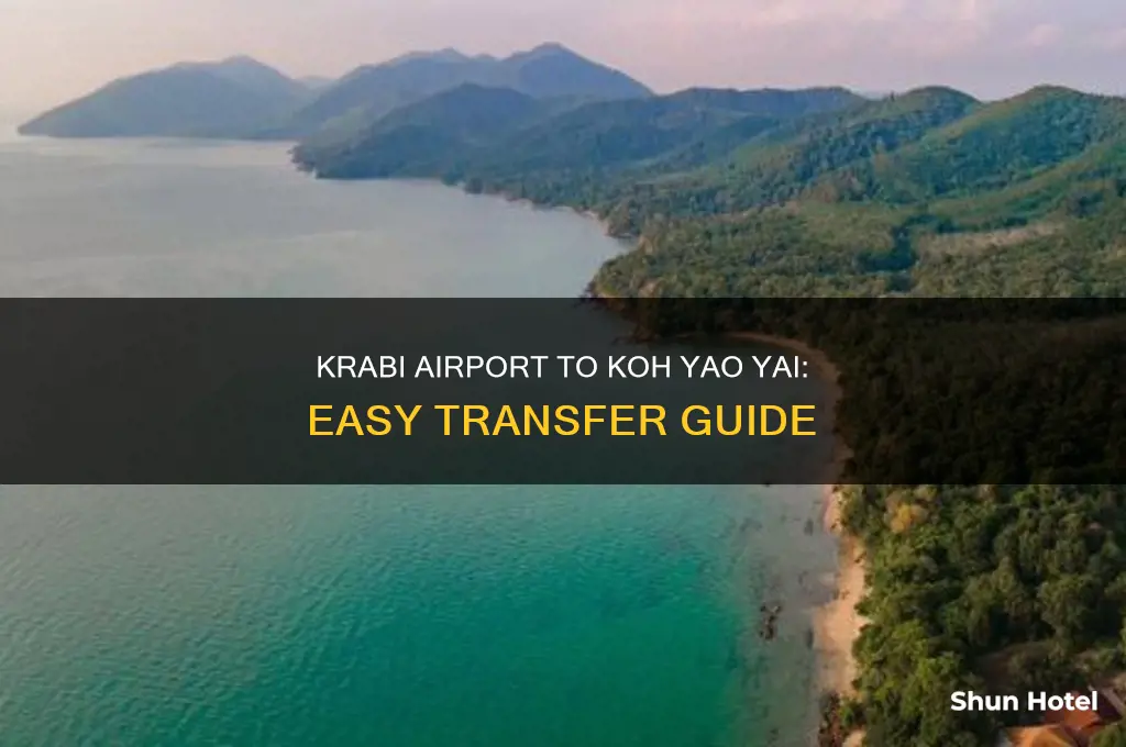 how to get from krabi airport to koh yao yai