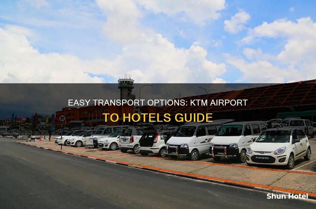 how to get from ktm airport to hotels