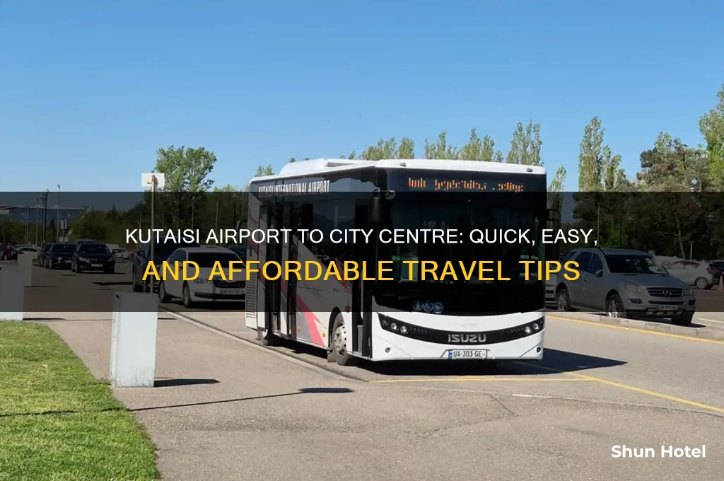 how to get from kutaisi airport to city centre