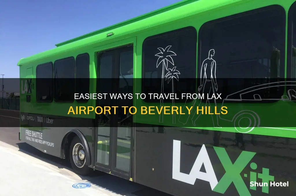 how to get from la airport to beverly hills