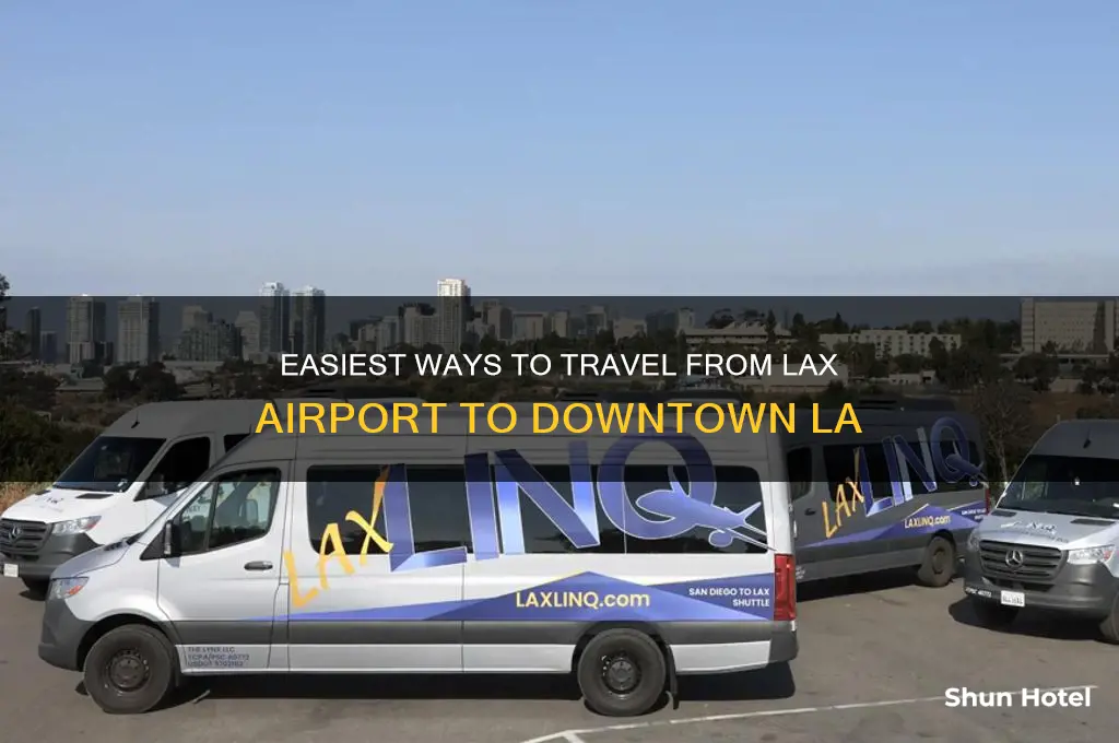how to get from la airport to downtown