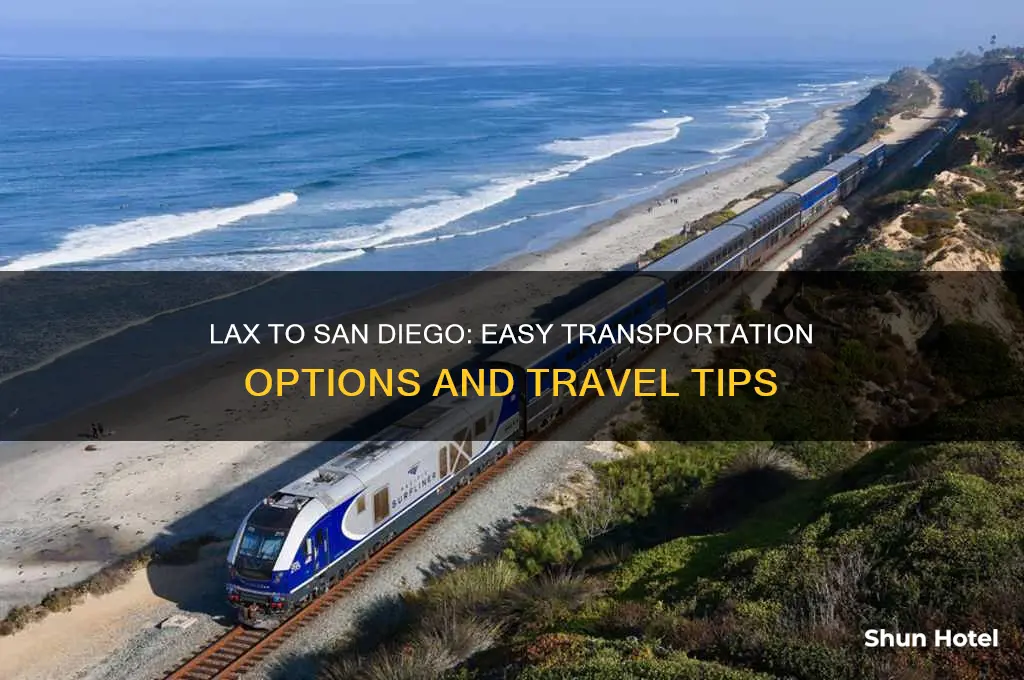 how to get from la airport to sandiego