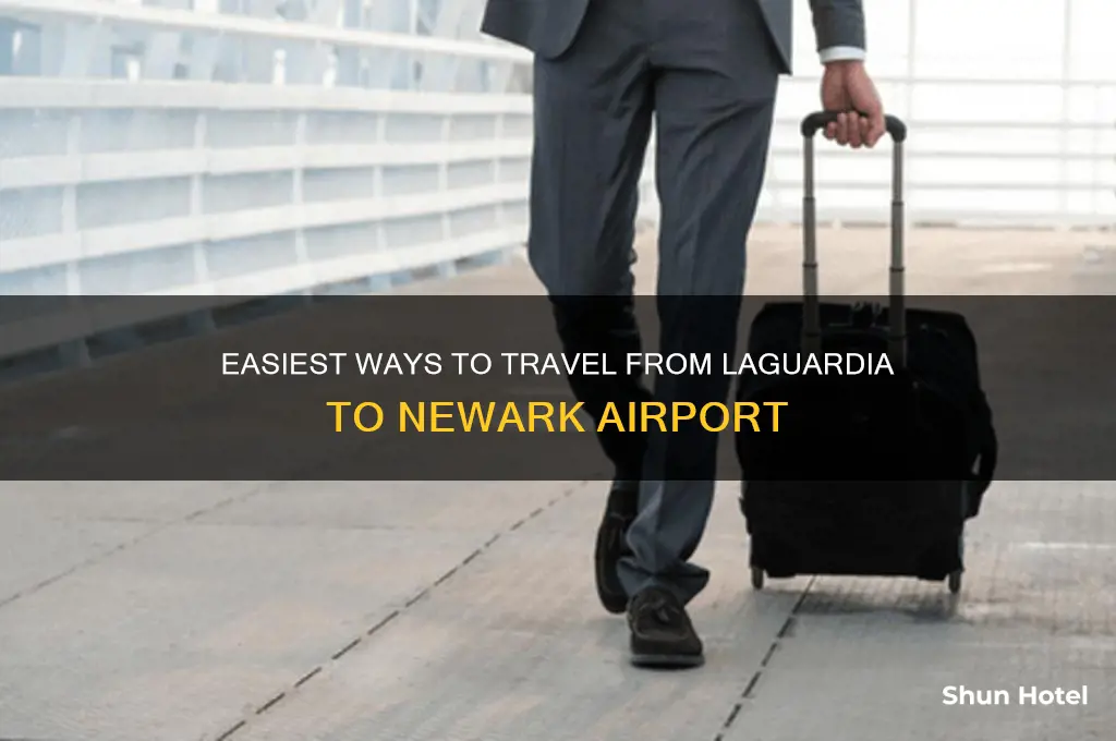 how to get from la guardia to newark airport