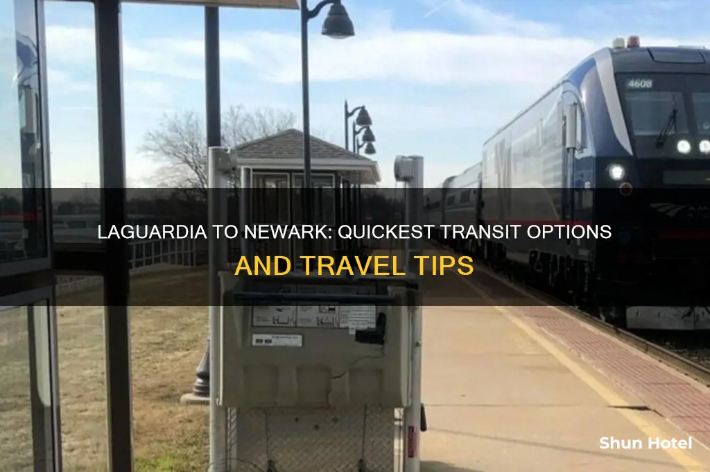 how to get from laguardia to nework airport