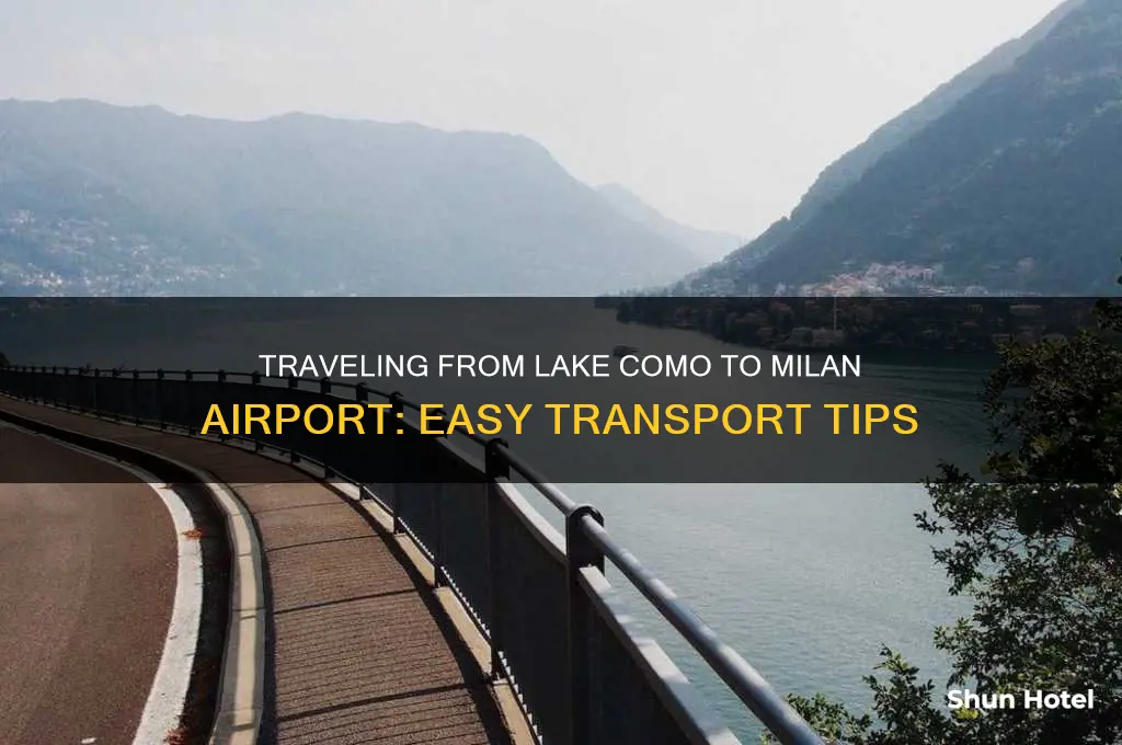 how to get from lake como to milan airport