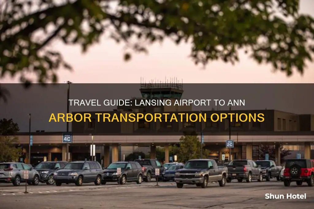 how to get from lansing airport to ann arbor