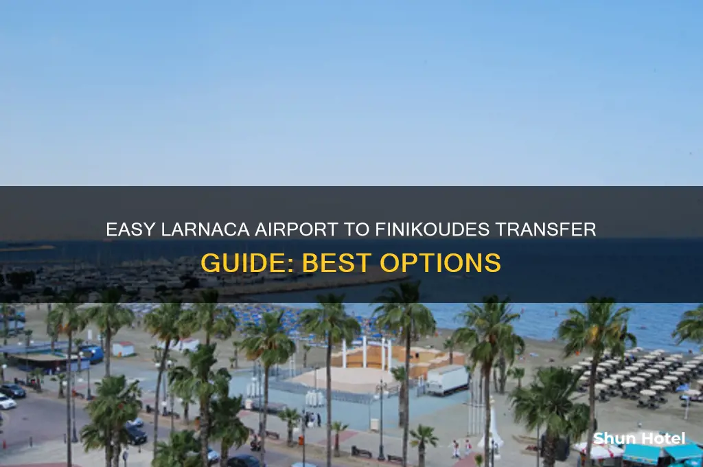 how to get from larnaca airport to finikoudes