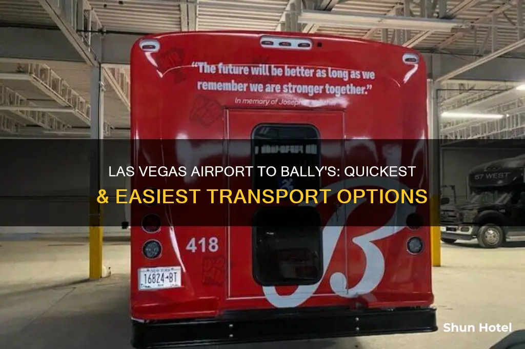 how to get from las vegas airport to bally