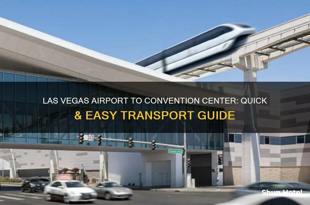 how to get from las vegas airport to convention center