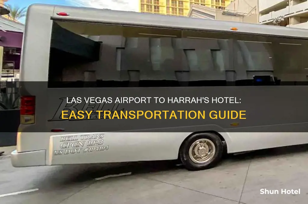 how to get from las vegas airport to harrah