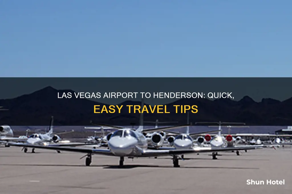 how to get from las vegas airport to henderson
