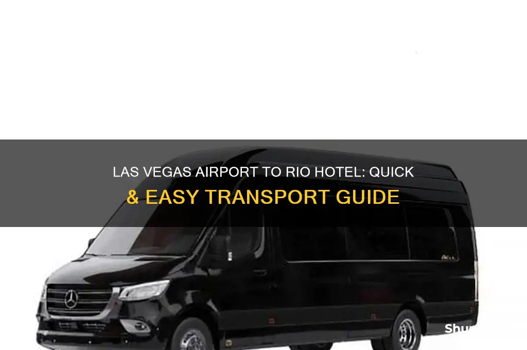 how to get from las vegas airport to rio hotel