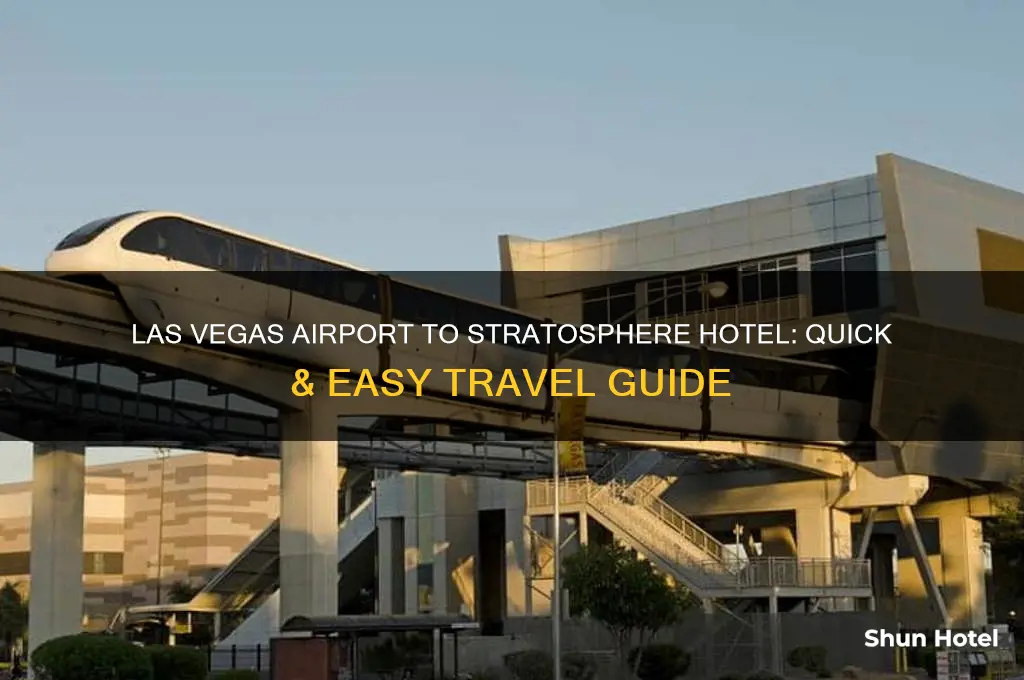 how to get from las vegas airport to stratosphere hotel
