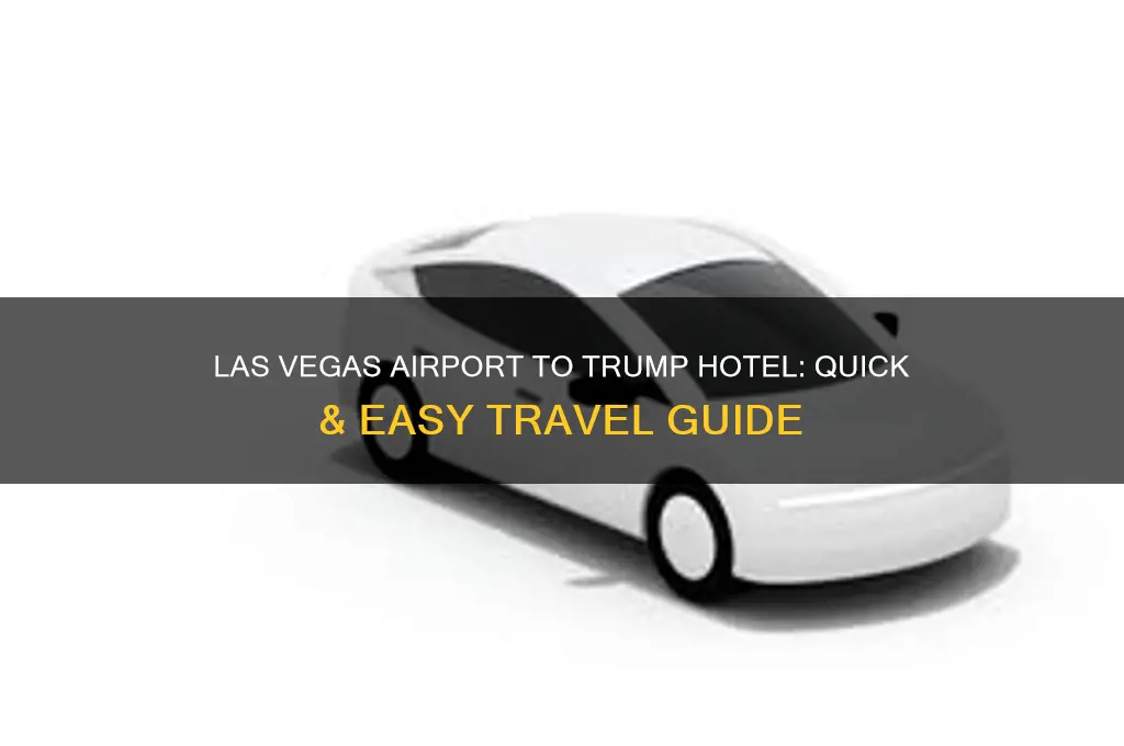 how to get from las vegas airport to trump