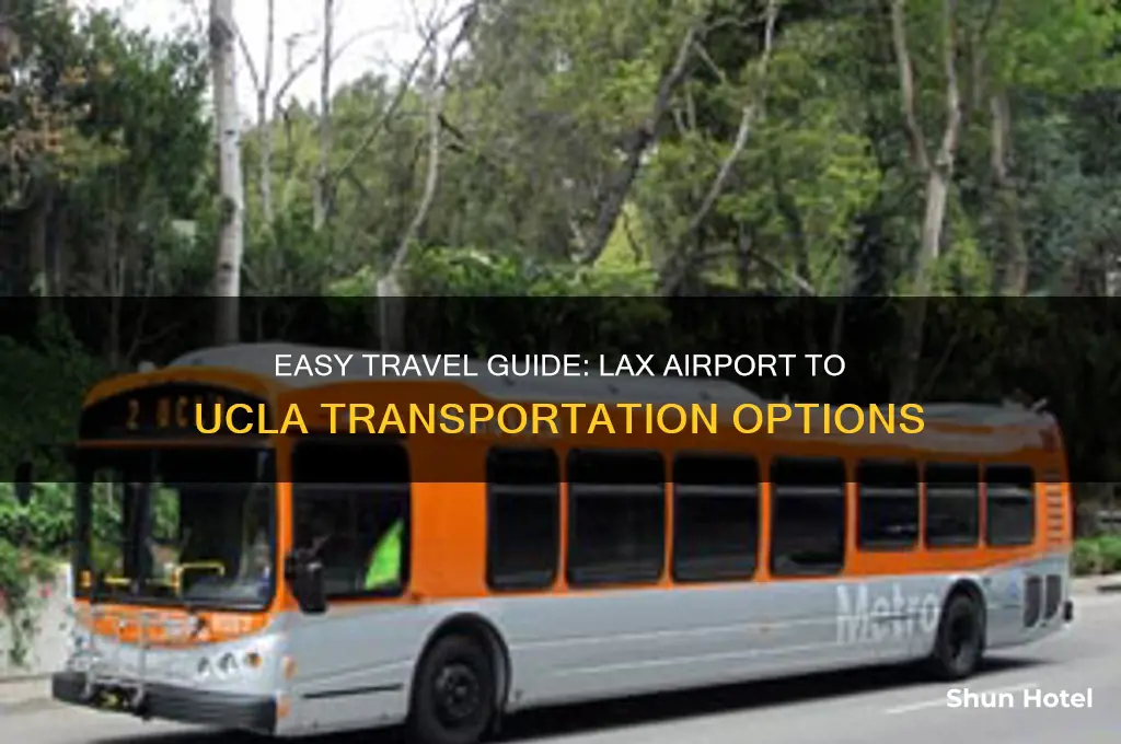 how to get from lax airport to ucla