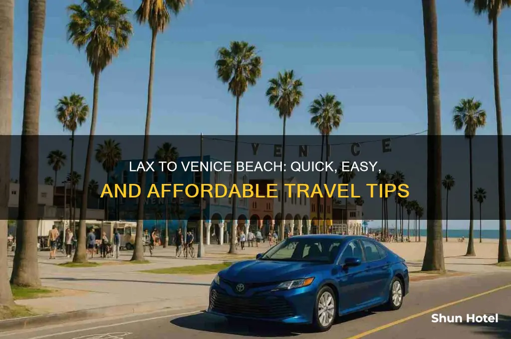 how to get from lax airport to venice beach
