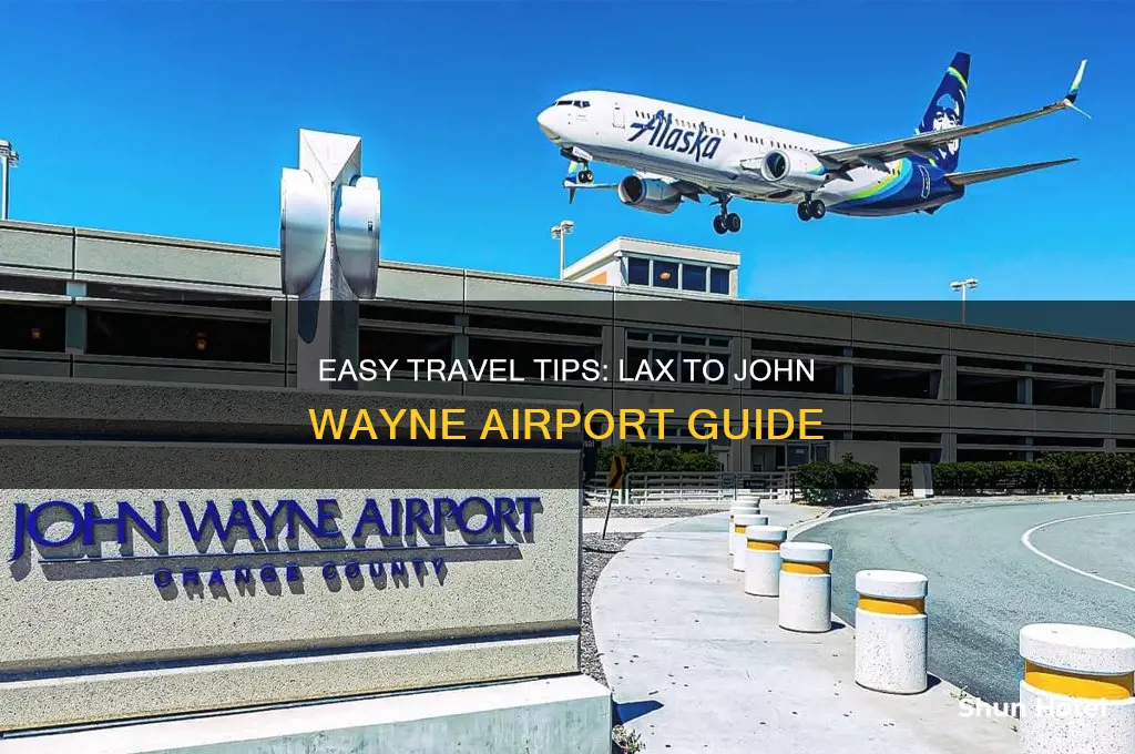 how to get from lax to john wayne airport
