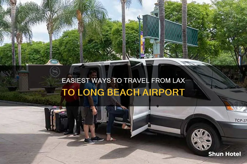 how to get from lax to long beach airport