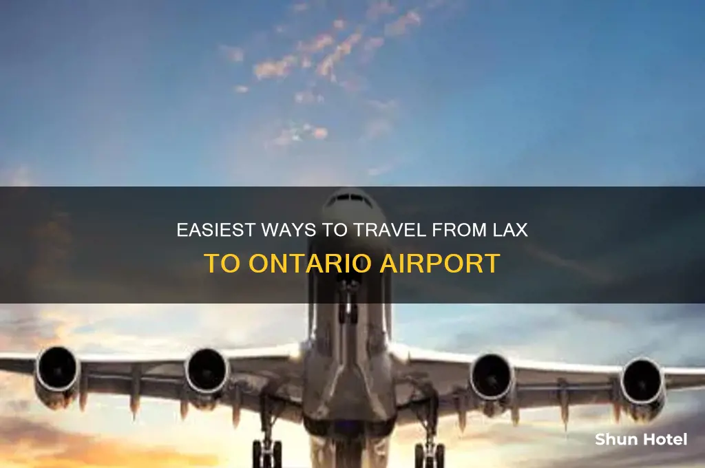 how to get from lax to ontario airport