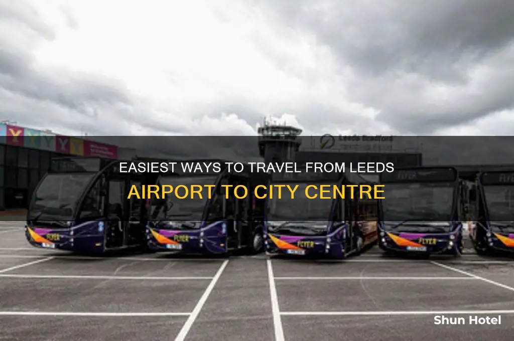how to get from leeds airport to city centre