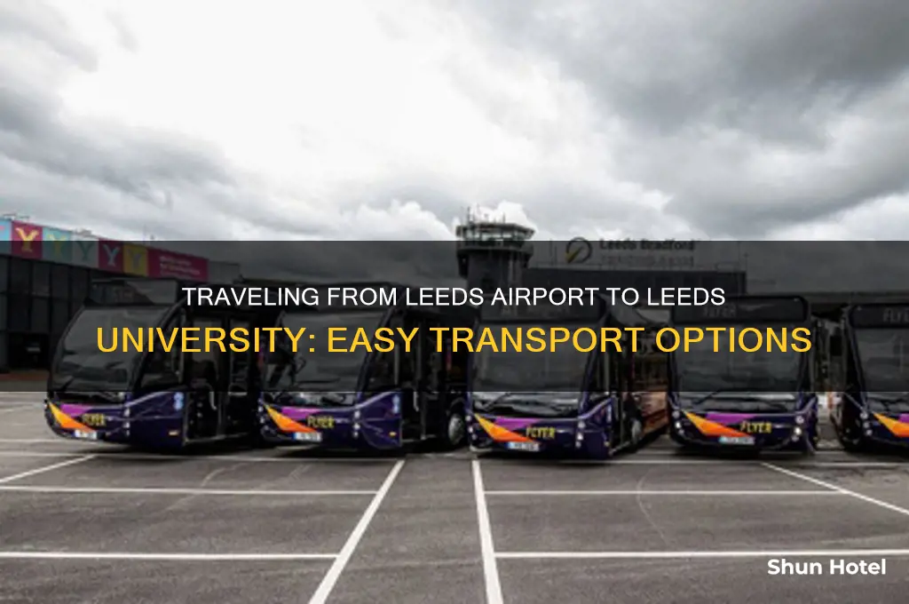 how to get from leeds airport to leeds university