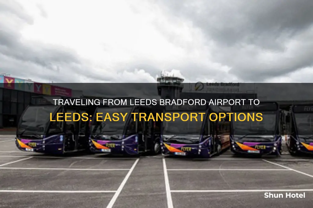 how to get from leeds bradford airport to leeds