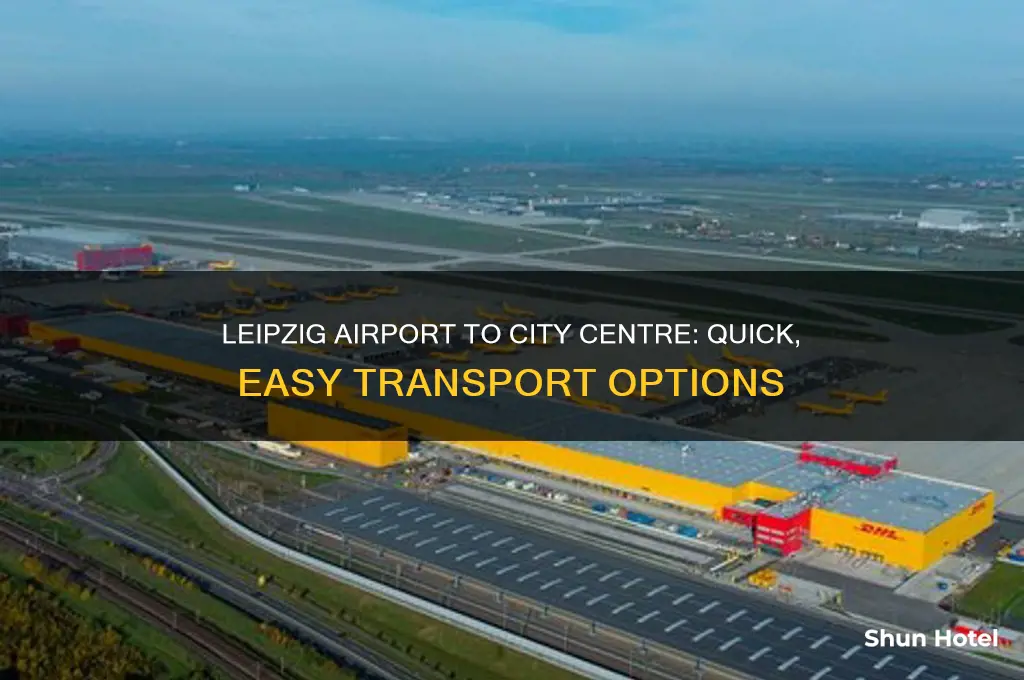 how to get from leipzig airport to city centre