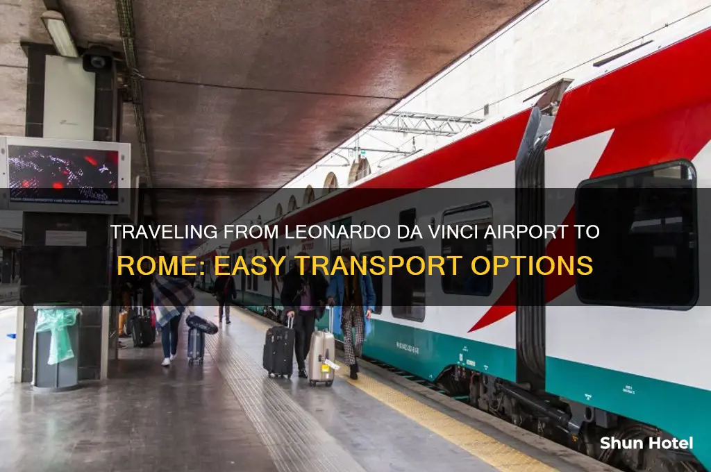 how to get from leonardo airport to rome