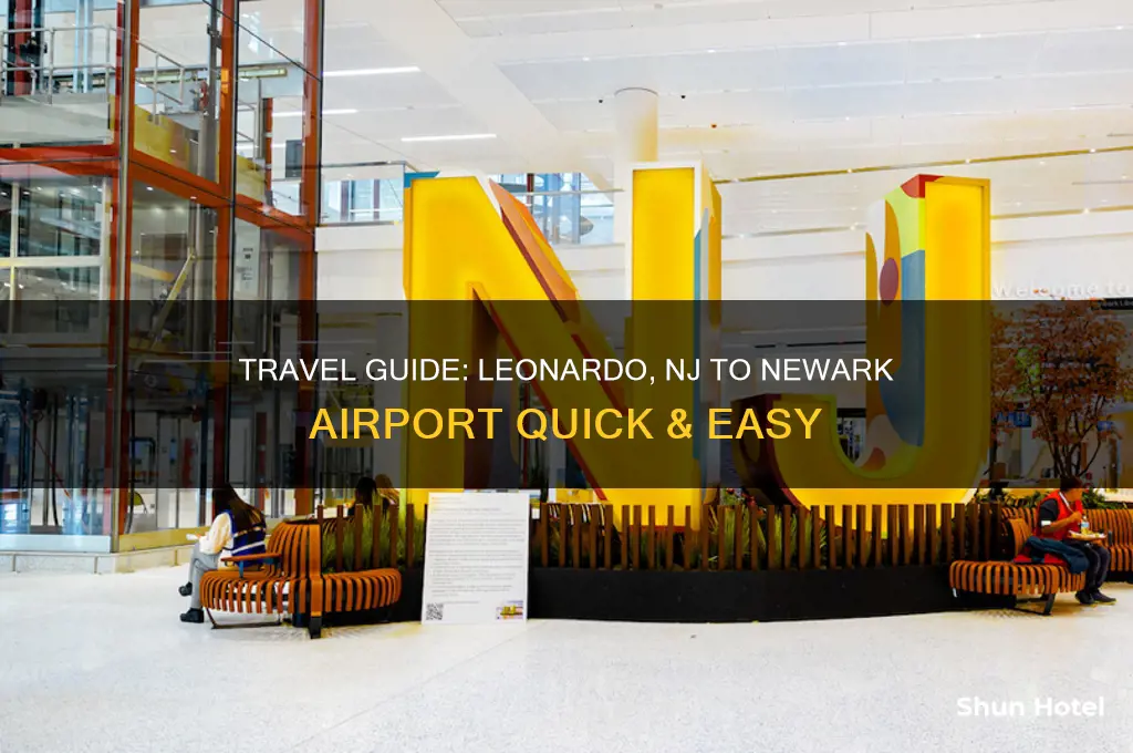 how to get from leonardo no to newark airport
