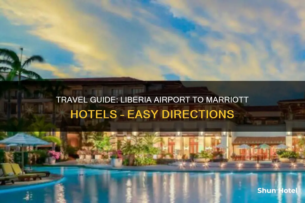 how to get from liberia airport o marriot hotels
