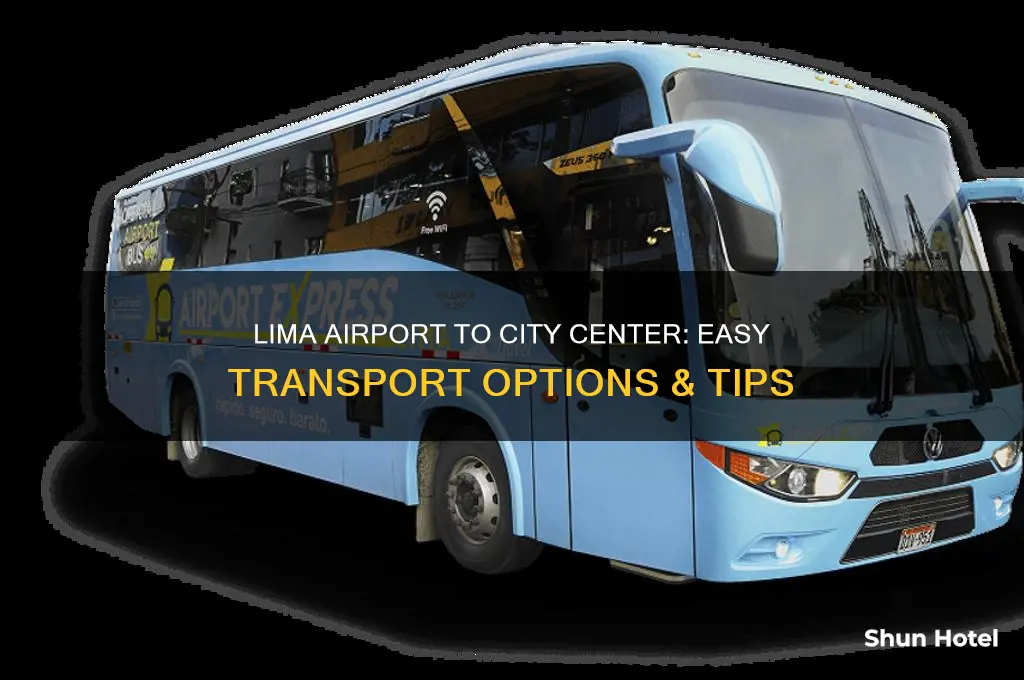 how to get from lima airport into city