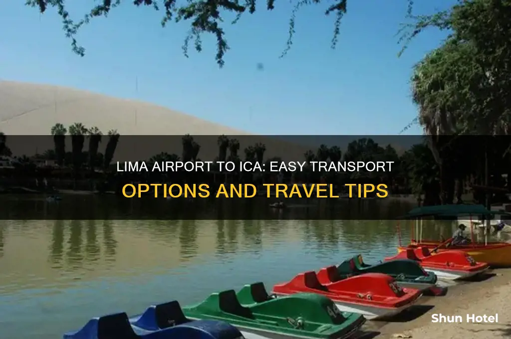how to get from lima airport to ica