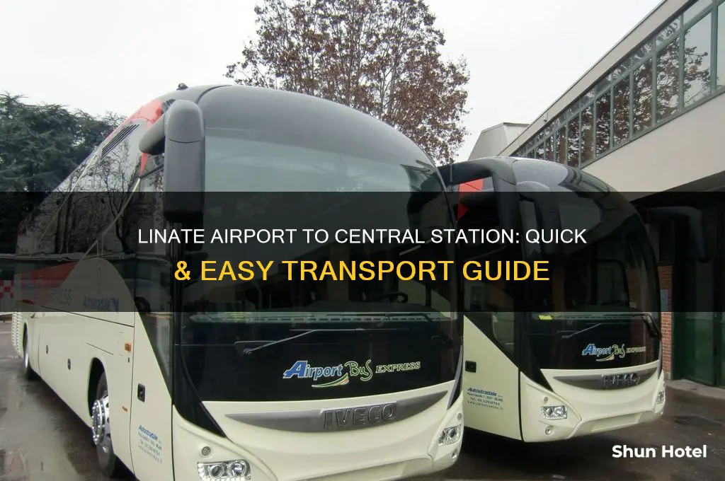 how to get from linate airport to central station