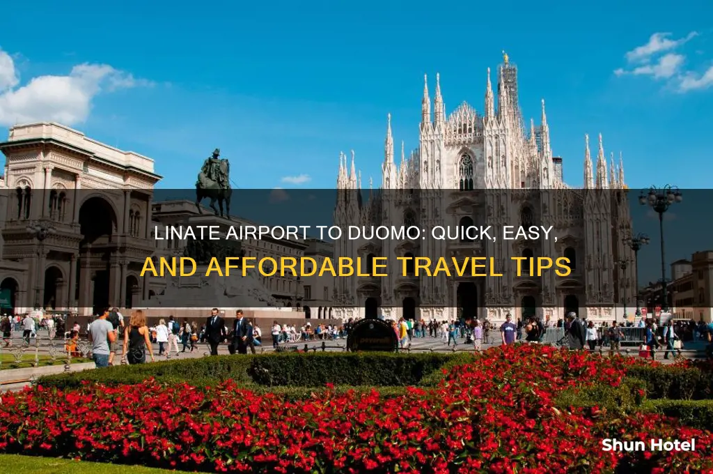 how to get from linate airport to duomo