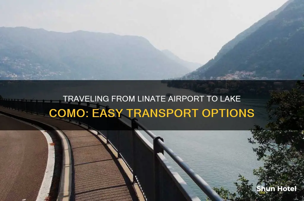 how to get from linate airport to lake como
