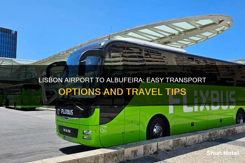 how to get from lisbon airport to albufeira