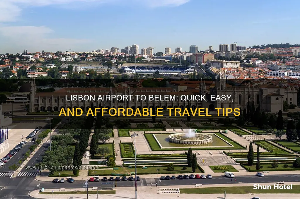 how to get from lisbon airport to belem