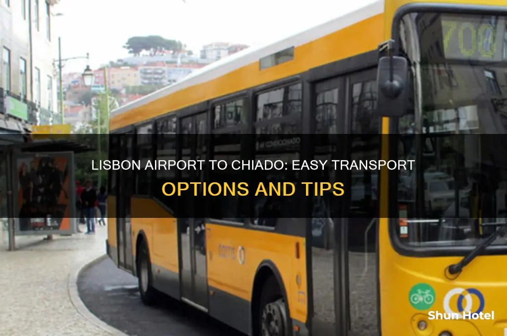 how to get from lisbon airport to chiado