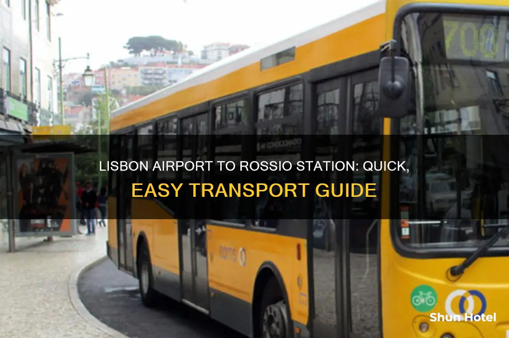 how to get from lisbon airport to rossio station