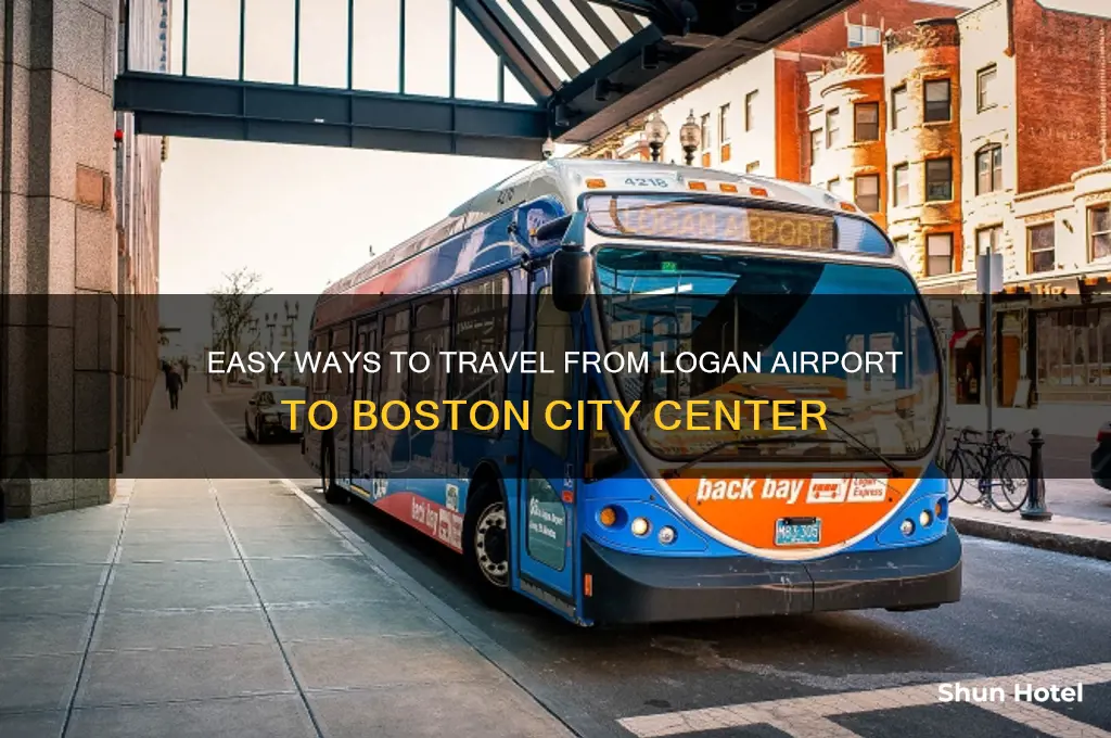 how to get from logan airport into boston