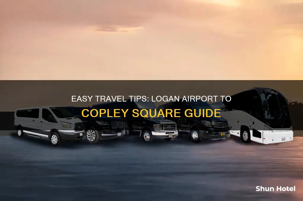 how to get from logan airport to copley square