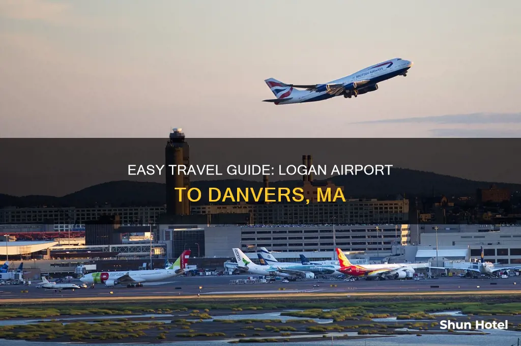 how to get from logan airport to danvers ma