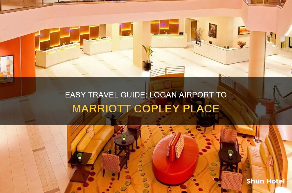 how to get from logan airport to marriott copley place