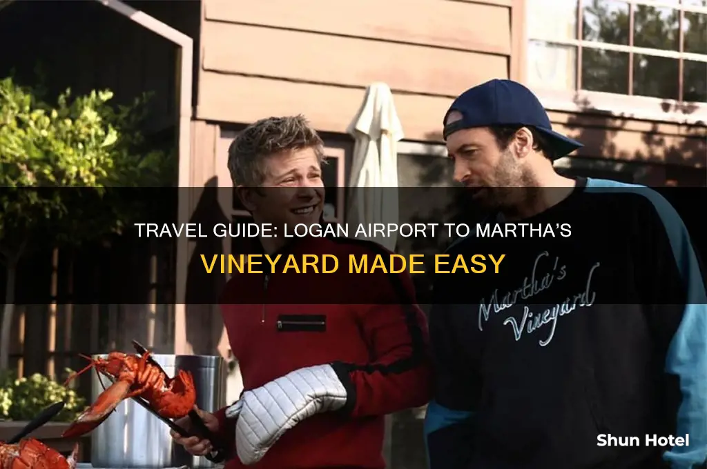 how to get from logan airport to martha vineyard