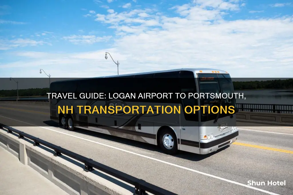how to get from logan airport to portsmouth nh