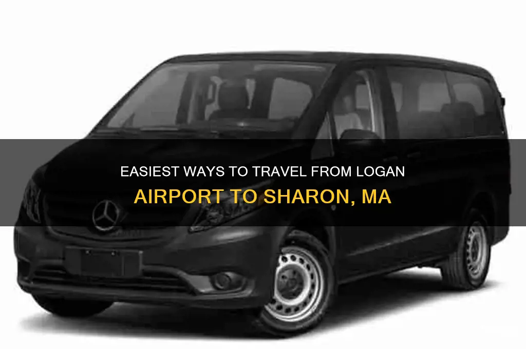 how to get from logan airport to sharon ma