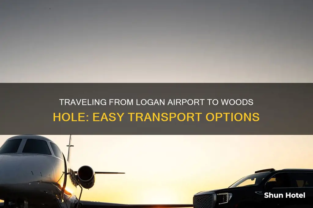 how to get from logan airport to woods hole