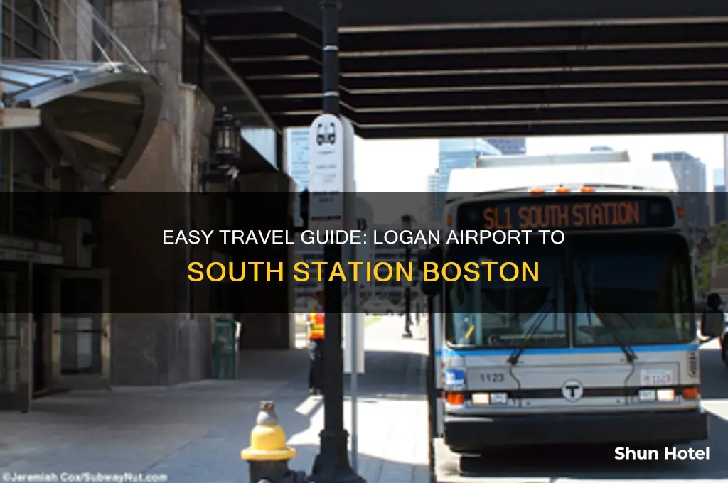 how to get from logan international airport to south station