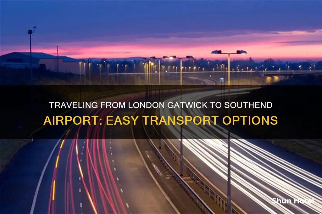 how to get from lond gatwixk to london southend airport